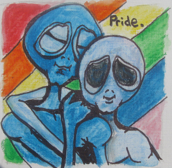 similar alien tim kelly artist gay aliens pride