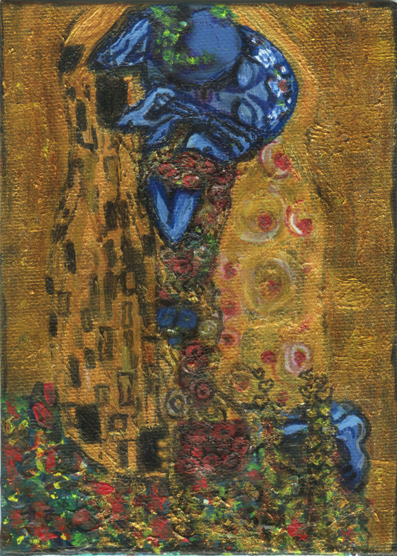 similar alien kiss by blastoff klimt tim kelly artist