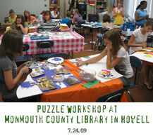 puzzle art project howell tim kelly monmouth county library art