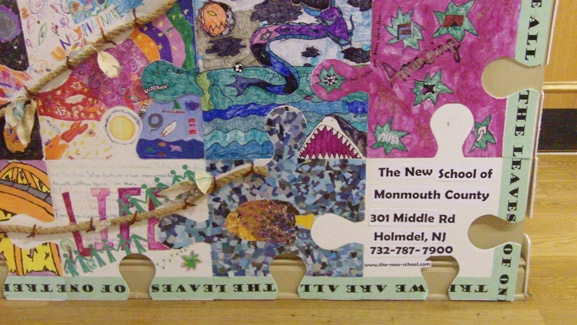 puzzle project new school momouth county art is good tim kelly artist