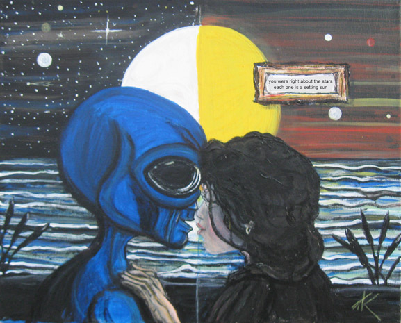 similar alien tim kelly artist nyc aliens in love stars are setting suns wilco