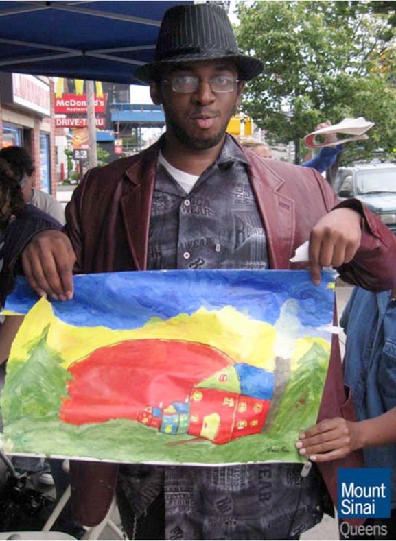 Art is Good Workshop at the Mount Sinai art contest in Queens on 6.22.09 tim kelly artist nyc