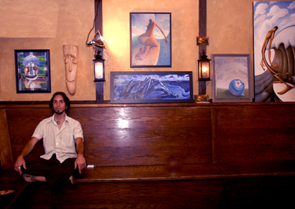 jay alders at bfad art event