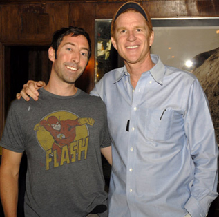 tim kelly and matthew modine at bfad art event at phebes
