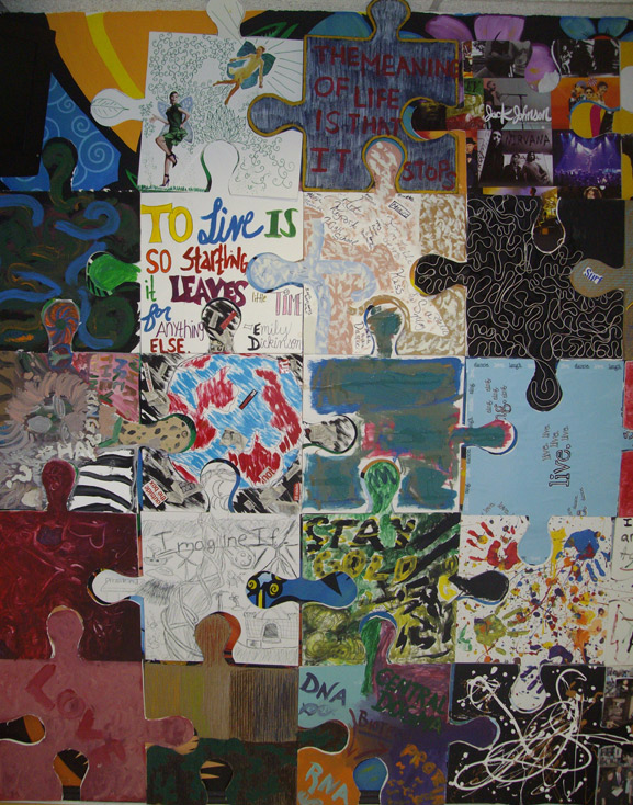 Puzzle Installation & Collaborative Project - Tim Kelly, artist