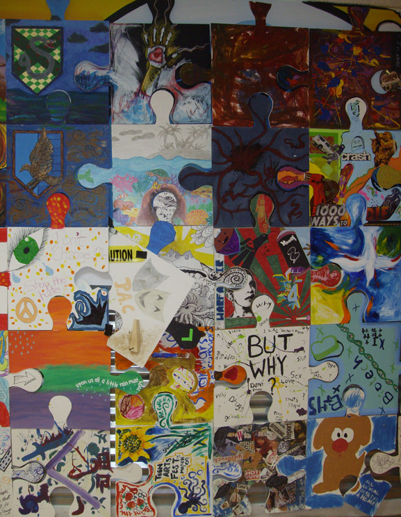 Puzzle Installation & Collaborative Project - Tim Kelly, artist