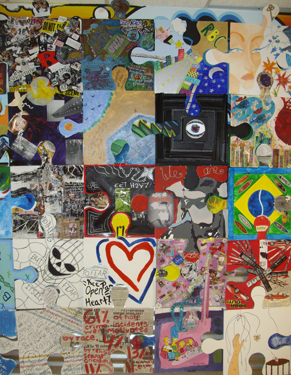 Puzzle Installation & Collaborative Project - Tim Kelly, artist