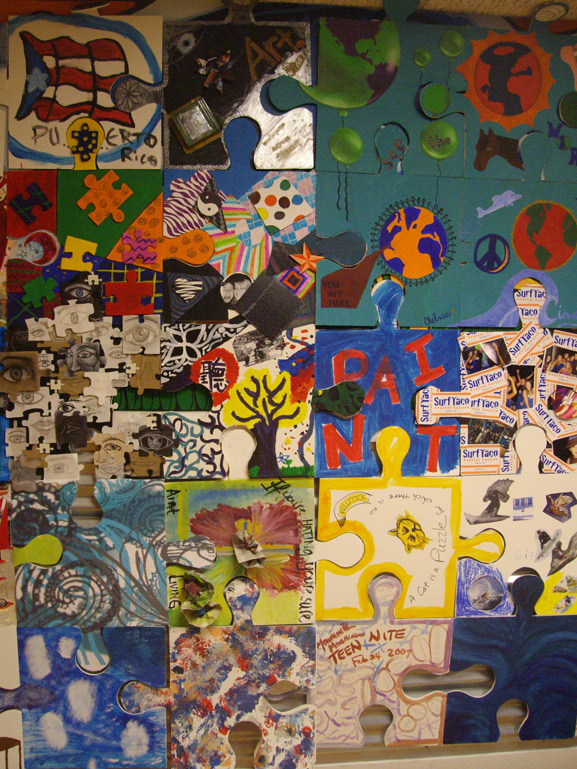 Puzzle Installation & Collaborative Project - Tim Kelly, artist