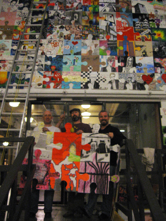 puzzle project at chelsea market tim kelly artist & fleas