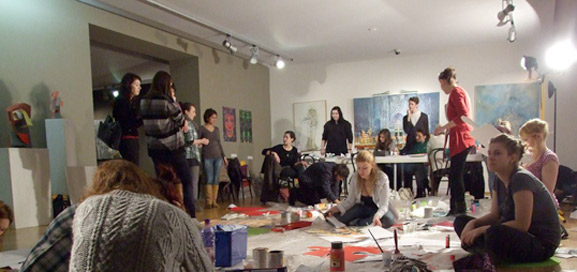 puzzle project europe comenius project czech republic tim kelly artist nyc art is good the puzzle installation and collaborative project 