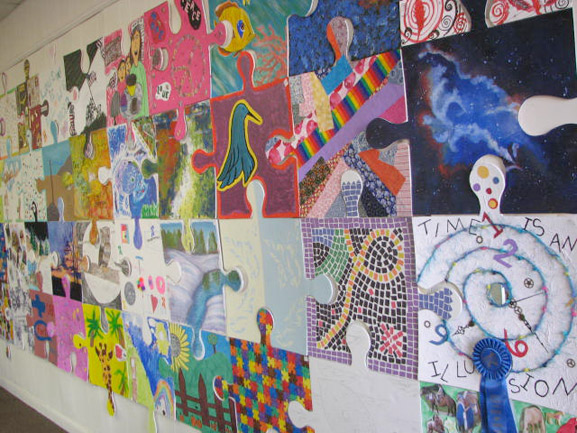 Puzzle Installation & Collaborative Project - Tim Kelly, artist