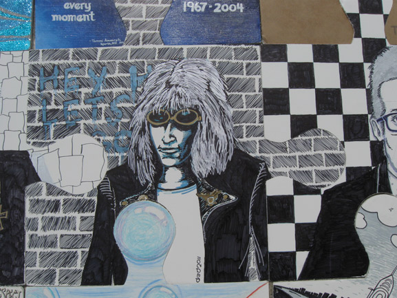 puzzle art project tim kelly artist Joey Ramone