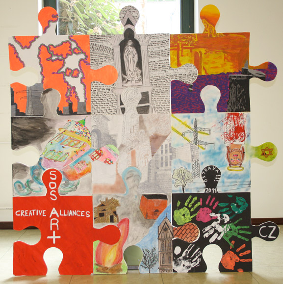 Puzzle Installation & Collaborative Project - Tim Kelly, artist